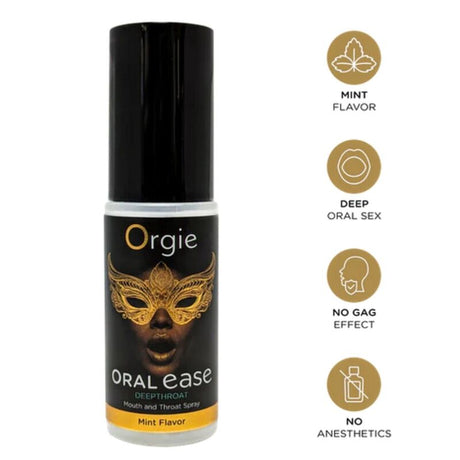Spray buccal Oral Ease ORGIE 15 ml et présentation des caractéristiques