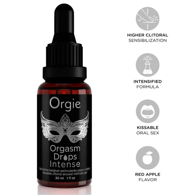Orgasm Drops Intense ORGIE 30 ml et présentation des effets
