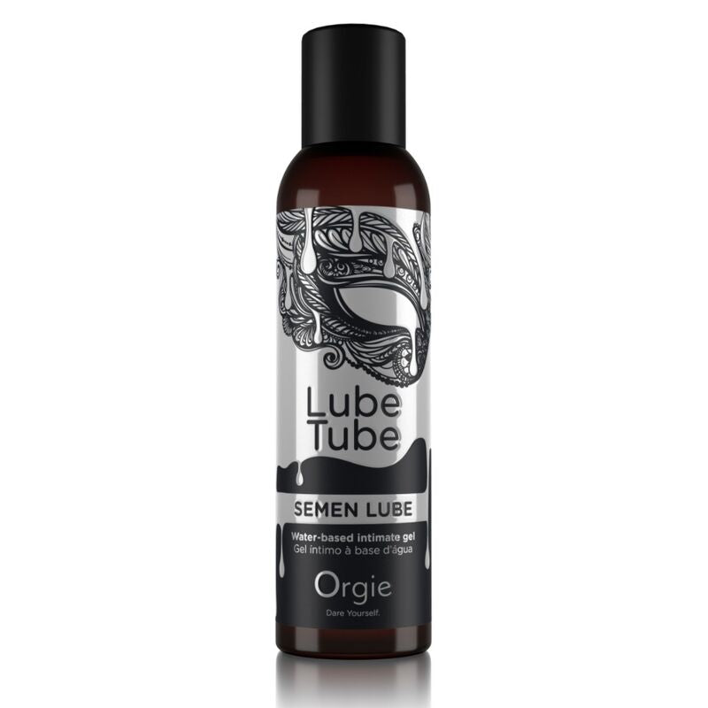Lubrifiant Semen Lube ORGIE 150 ml en flacon noir et blanc