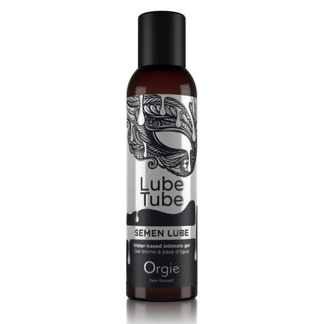 Lubrifiant Semen Lube ORGIE 150 ml en flacon noir et blanc