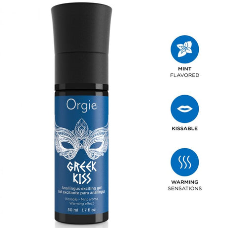 Gel Greek Kiss ORGIE 50 ml et présentation des effets