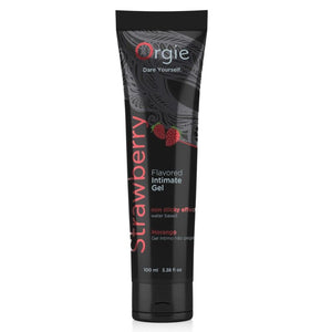 Tube noir du lubrifiant Lube Tube Strawberry ORGIE