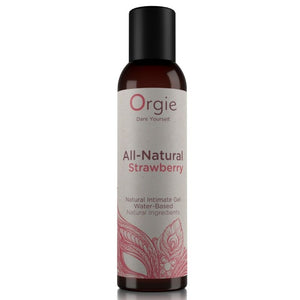 Lubrifiant All-Natural Strawberry ORGIE en flacon de 150 ml