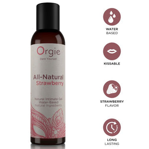Flacon All-Natural Strawberry ORGIE 150 ml et ses caractéristiques