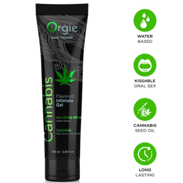 Tube Lube Tube Cannabis ORGIE 100 ml et ses caractéristiques