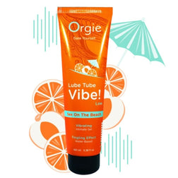 Lube Tube Vibe Low Sex on the Beach avec illustration d’agrumes