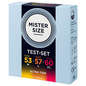 Kit Mister Size 53 / 57 / 60 mm vu de trois quarts, côté mentions de qualité et vegan.