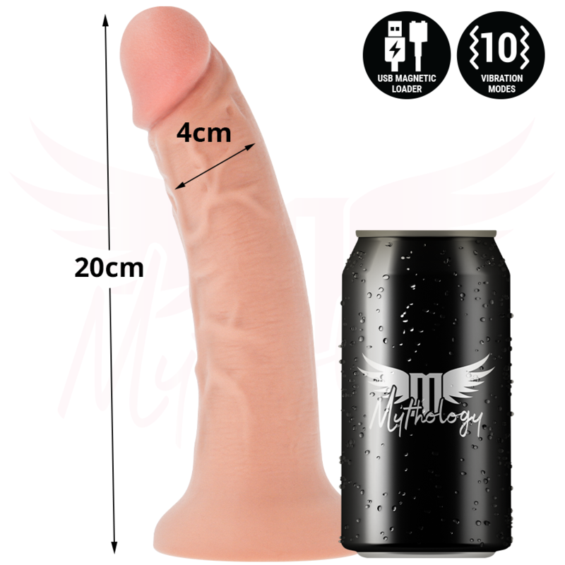 MYTHOLOGY ASHER ORIGINAL DILDO M VIBRATEUR COMPATIBLE AVEC LA TECHNOLOGIE SANS FIL WATCHME