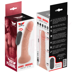 MYTHOLOGY ASHER ORIGINAL DILDO S VIBRATEUR COMPATIBLE AVEC LA TECHNOLOGIE SANS FIL WATCHME