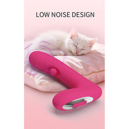 Duden rosa colocado perto de um gato dormindo num visual de apresentação