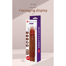 Brown Pretty Love Kessler box shown on a studio background