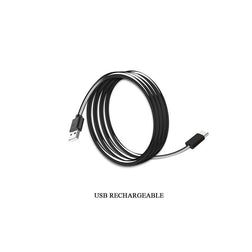 Zwarte USB-A naar USB-C kabel meegeleverd met de Kessler stoel