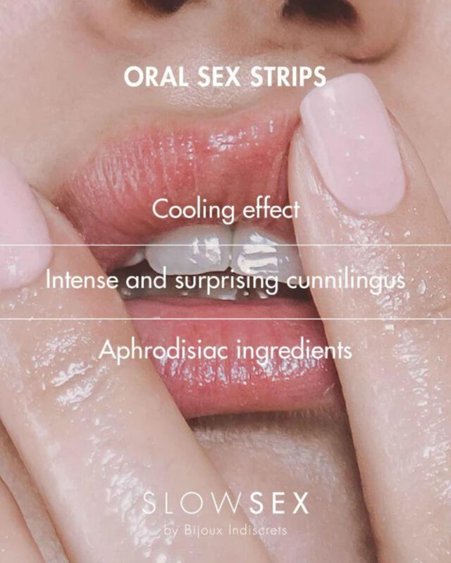 BIJOUX INDISCRETS BANDES DE SEXE ORAL SLOW
