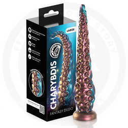 Gode tentacule Charybdis Large multicolore avec sa boîte EPIC marquée Large