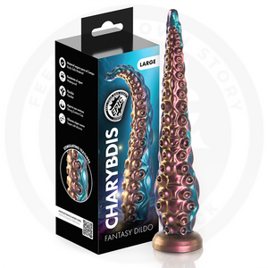 Gode tentacule Charybdis Large multicolore avec sa boîte EPIC marquée Large