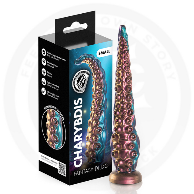 Gode tentacule Charybdis Small multicolore avec sa boîte EPIC marquée Small