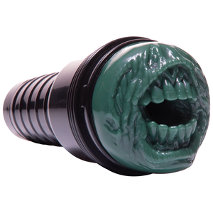 Vue latérale du Zombie Mouth avec son entrée en forme de bouche sculptée.