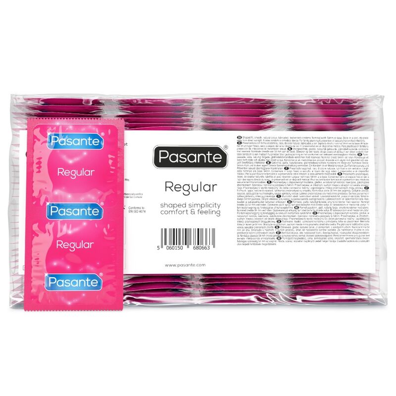PASANTE PRESERVATIFS GAMME REGULIERE 144 UNITES