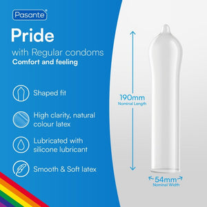PASANTE PRESERVATIFS FORMAT GAY PRIDE 144 PACK