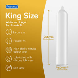 PASANTE PRESERVATIVI KING SIZE SCATOLA 144 PEZZI