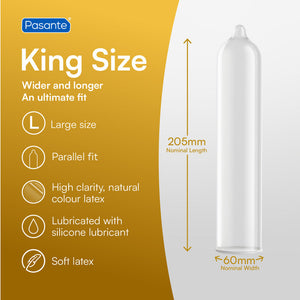 PASANTE PRESERVATIVI KING SIZE SCATOLA 144 PEZZI