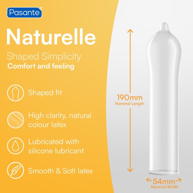 PASANTE GAMME PRESERVATIFS NATURELLE 144 UNITES