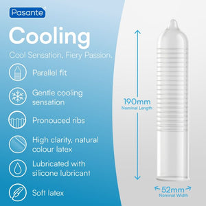 PASANTE PRESERVATIFS EFFET REFROIDISSANT SAC 144 UNITES