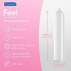 PASANTE PRESERVATIFS ULTRAFINS SENSIBLES 144 UNITES