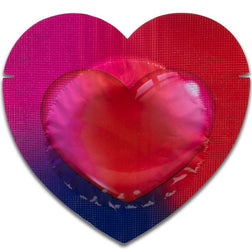 PASANTE PRESERVATIVI FORMA CUORE ROSSO SACCHETTO 144 PEZZI
