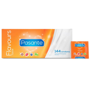 PASANTE LES SAVEURS DE PRESERVATIFS 144 UNITES