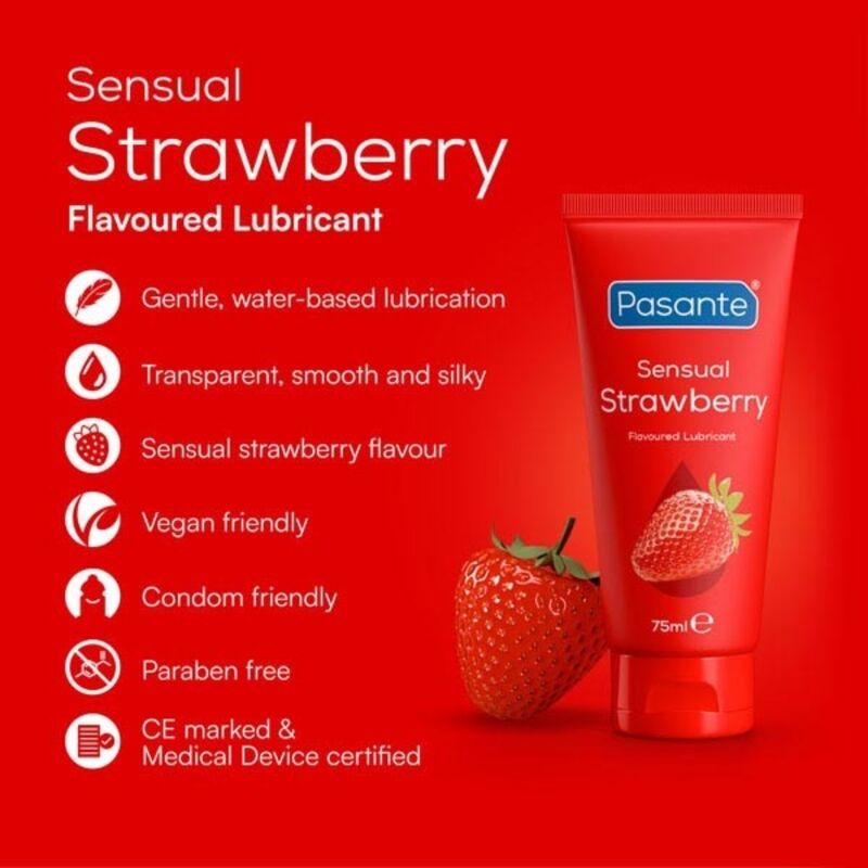 PASANTE LUBRIFIANT SAVEUR FRAISE 75 ML