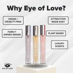 EYE OF LOVE PARFUM EOL PHR 10 ML SET 3 MORNING GLOW ONE LOVE AFTER DARK