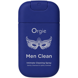 Flacon plat bleu Men Clean Orgie avec pulvérisateur intégré