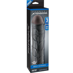 Black XL Penis Extension Sleeve + — product view — 7,5