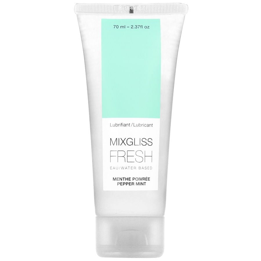 MIXGLISS LUBRIFIANT BASE D EAU EFFET FROID SAVEUR MENTHE 70 ML
