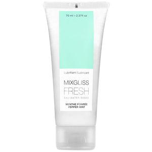 MIXGLISS LUBRIFIANT BASE D EAU EFFET FROID SAVEUR MENTHE 70 ML
