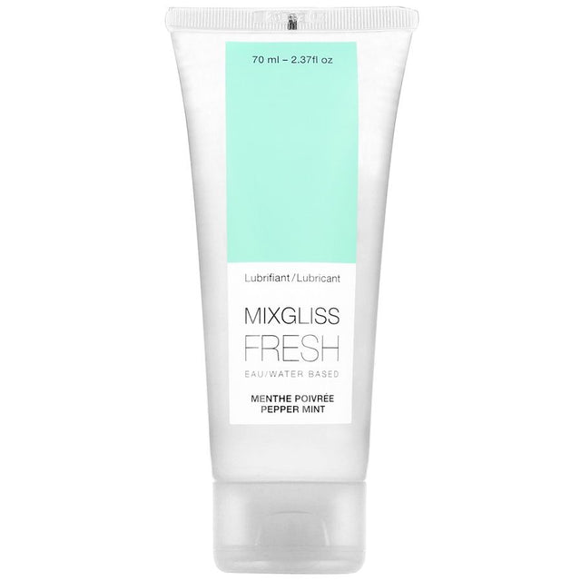 MIXGLISS LUBRIFIANT BASE D EAU EFFET FROID SAVEUR MENTHE 70 ML