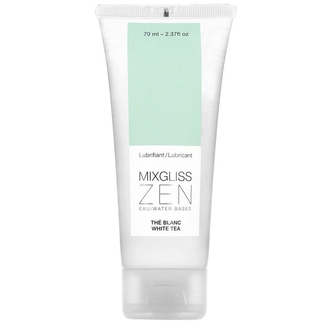 Lubrifiant parfumé thé blanc 70 ml — Mixgliss Zen · Mixgliss · Lubrifiants aromatisés