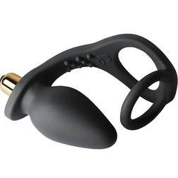 Masseur prostatique vibrant + double cockring 7 vitesses — Rocks-Off RO-Zen