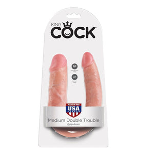 KING COCK GODE DOUBLE PENETRATION 139 CM NATUREL
