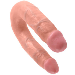 KING COCK DOUBLE-PENETRATION DILDO 13.9 CM NATURAL