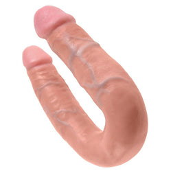 KING COCK DOUBLE-PENETRATION DILDO 13.9 CM NATURAL