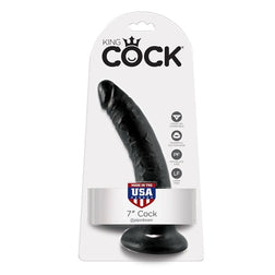 KING COCK 7 BLACK DILDO 17.8 CM