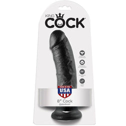 KING COCK 8 GODE NOIR 203 CM