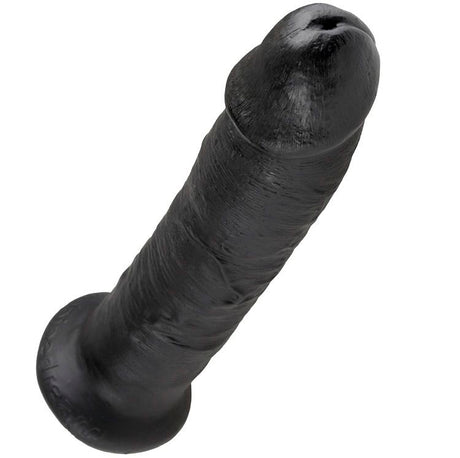 Gode réaliste noir 23 cm avec ventouse — vue détaillée