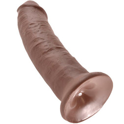 Gode réaliste marron 23 cm avec ventouse