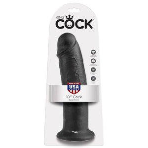 KING COCK 10 GODE NOIR 25 CM