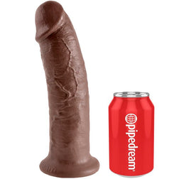 Gode réaliste 25,4 cm marron sans testicules · King Cock · Godes Réalistes