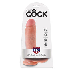 Realistic Dildo with Testicles and Suction Cup 20 cm