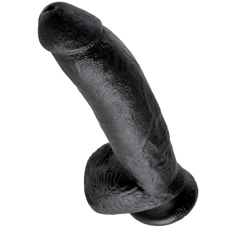 KING COCK 9 GODE NOIR AVEC BOULES 229 CM